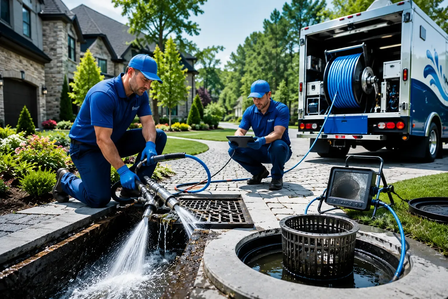 Local outdoor drain cleaning professionals in Schoenchen, KS